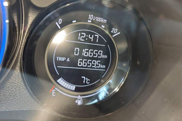 Used Honda XR-V 2021 1.5L CVT Comfort Version Odometer Close Up