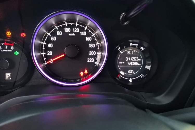 Used Honda XR-V 2021 1.5L CVT Comfort Version Odometer Close Up