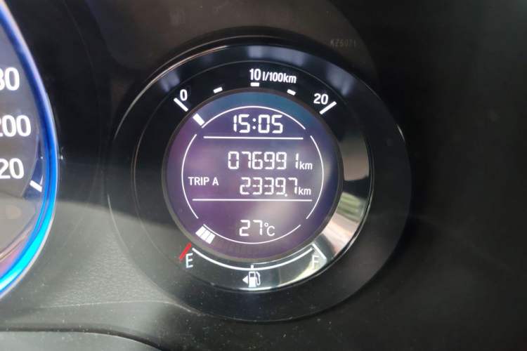 Used Honda XR-V 2021 220TURBO CVT Luxury Edition Odometer Close Up