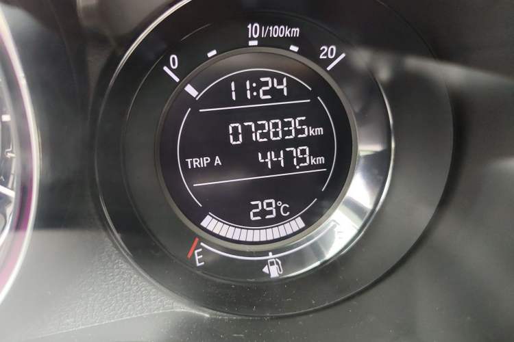 Used Honda XR-V 2021 1.5L CVT Comfort Version Odometer Close Up