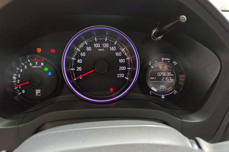 Used Honda XR-V 2021 220TURBO CVT Luxury Edition Odometer Close Up