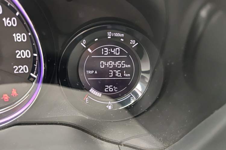 Used Honda XR-V 2021 1.5L CVT Classic Edition Odometer Close Up