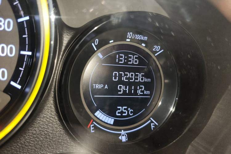 Used Honda XR-V 2021 1.5L CVT Comfort Version Odometer Close Up