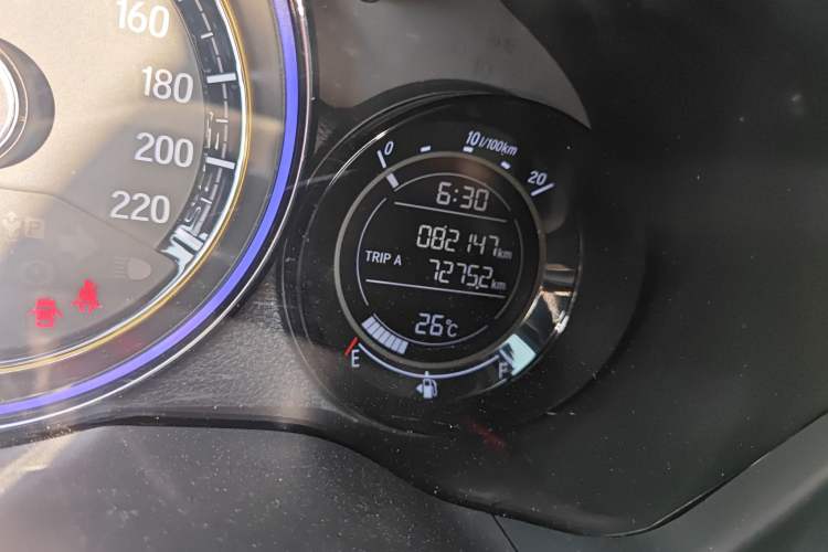 Used Honda XR-V 2021 220TURBO CVT Luxury Edition Odometer Close Up