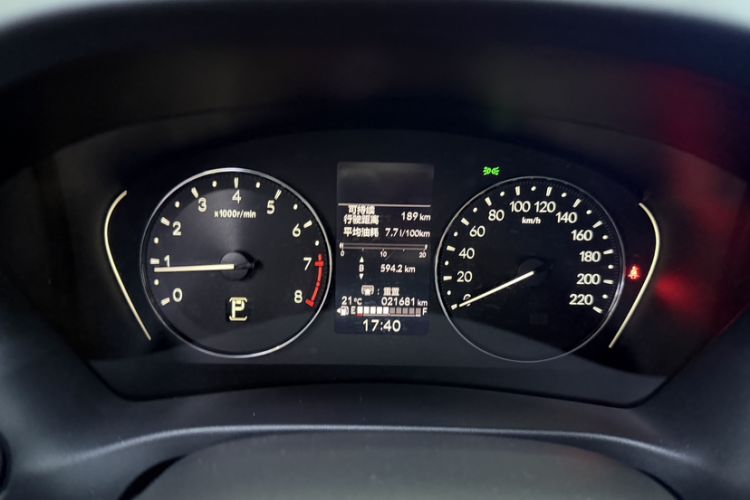 Used Honda XR-V 2023 1.5L CVT Thermal Edition Odometer Close Up