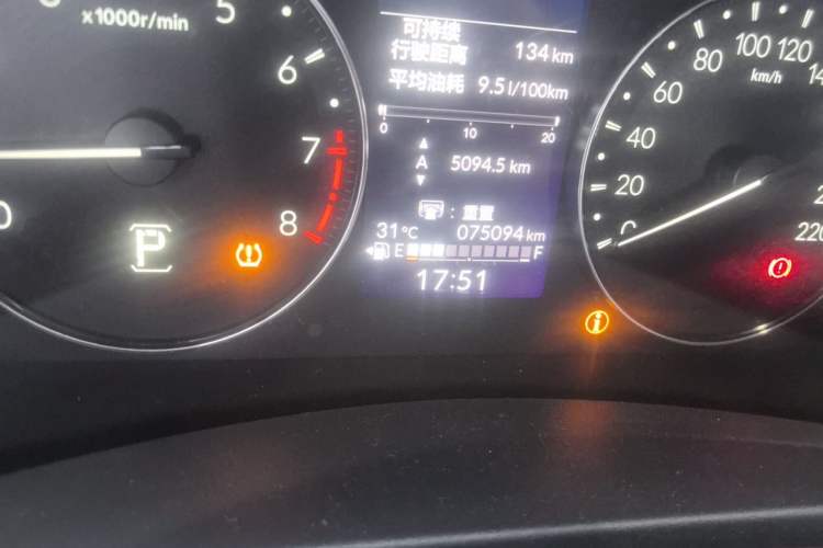 Used Honda XR-V 2023 1.5L CVT Thermal Edition Odometer Close Up