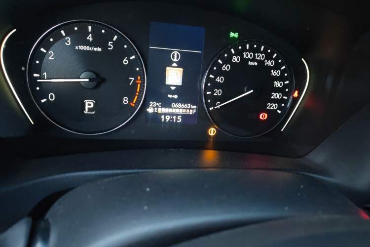 Used Honda XR-V 2023 1.5L CVT Thermal Edition Odometer Close Up