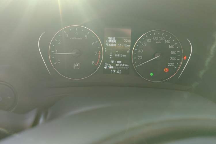 Used Honda XR-V 2023 1.5L CVT Thermal Edition Odometer Close Up