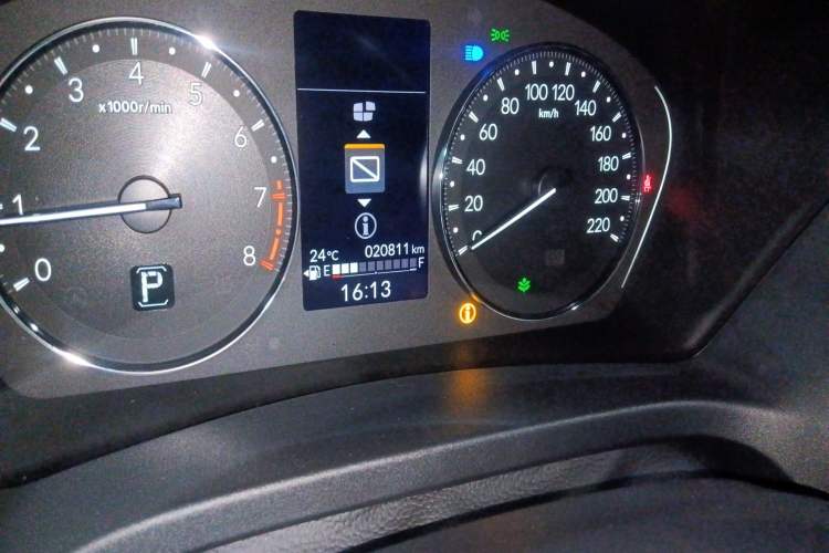 Used Honda XR-V 2024 1.5L CVT Thermal Edition Odometer Close Up