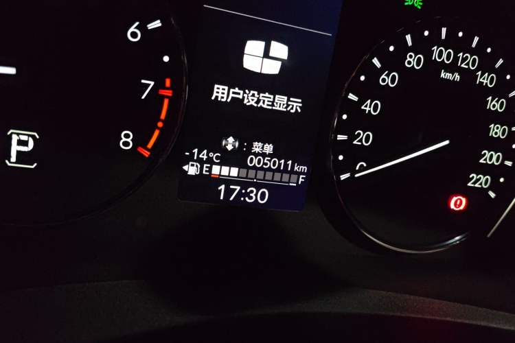Used Honda XR-V 2024 1.5L CVT Thermal Edition Odometer Close Up