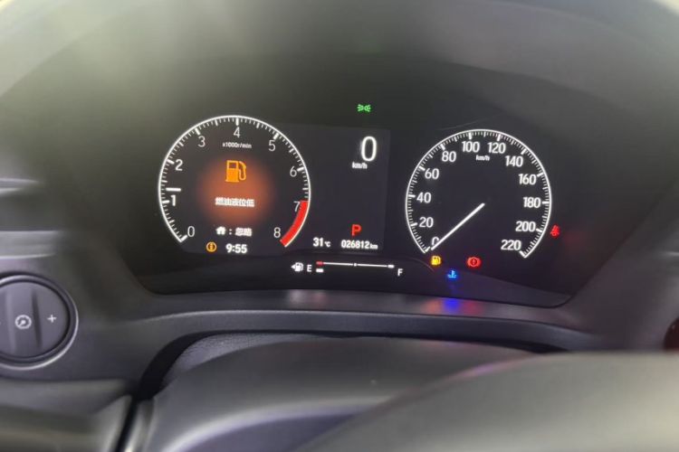 Used Honda XR-V 2024 1.5L CVT Enthusiast Edition Odometer Close Up