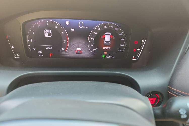 Used Honda ZR-V 2022 1.5T CVT Luxury Edition Odometer Close Up