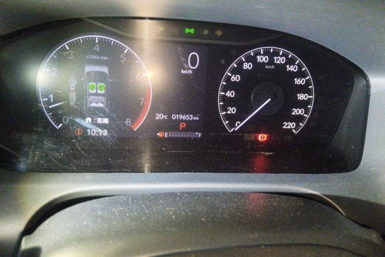 Used Honda ZR-V 2022 1.5T CVT Elite Edition Odometer Close Up