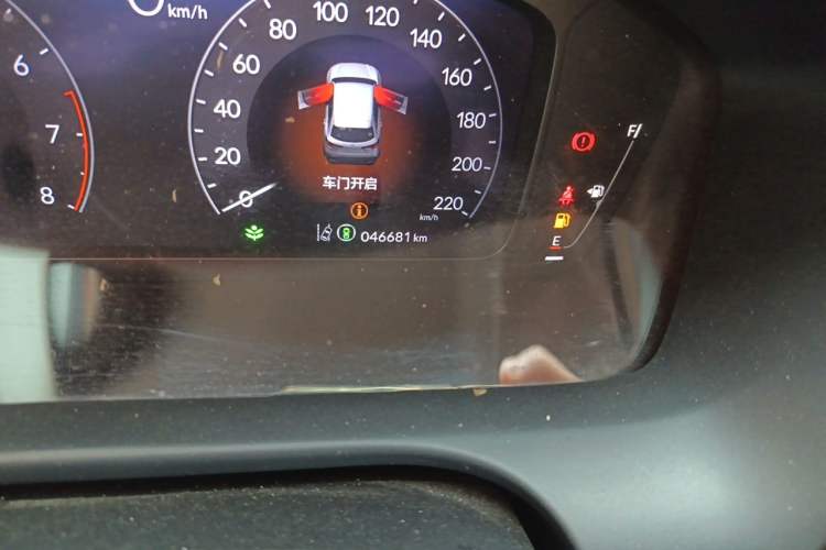 Used Honda ZR-V 2022 1.5T CVT Luxury Edition Odometer Close Up