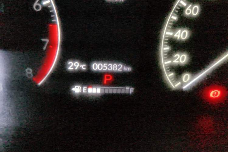 Used Honda ZR-V 2022 1.5T CVT Elite Edition Odometer Close Up