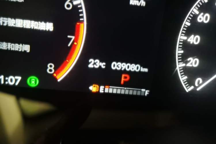 Used Honda ZR-V 2022 1.5T CVT Elite Edition Odometer Close Up
