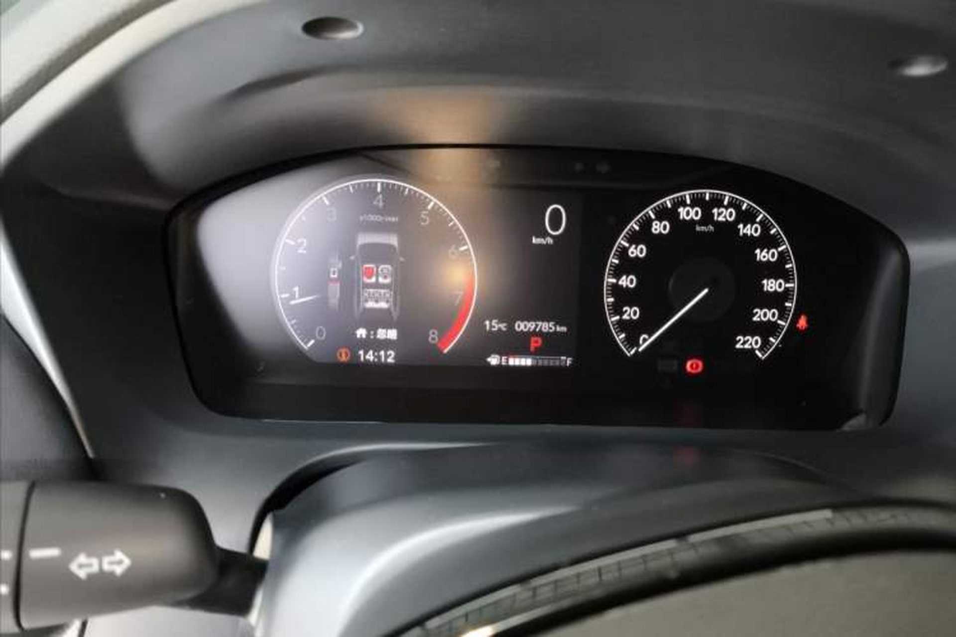 Used Honda ZR-V 2022 1.5T CVT Elite Edition Odometer Close Up
