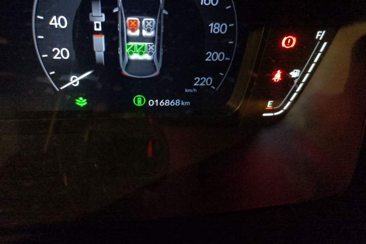 Used Honda ZR-V 2023 1.5T CVT Smart Enjoyment Version Odometer Close Up