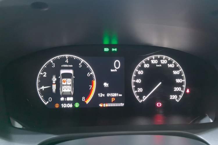 Used Honda ZR-V 2023 1.5T CVT Tech Edition Odometer Close Up