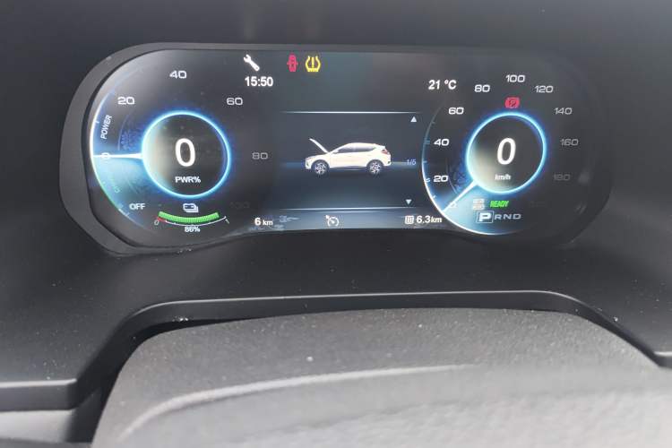 Used Hongqi E-HS3 2019 Zhilian Qiyue Two-Wheel Drive Custom Edition Instrument Cluster