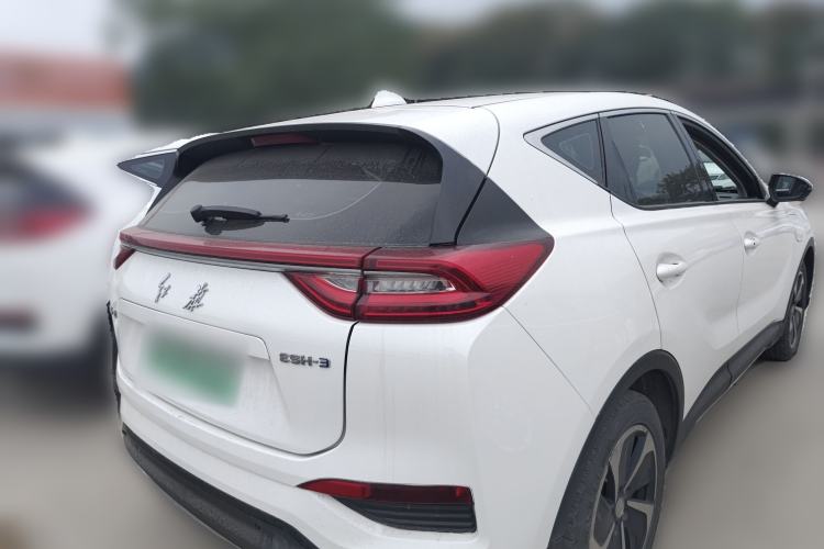 Used Hongqi E-HS3 2019 Zhilian Qiyue Two-Wheel Drive Custom Edition Rear Right 45 Deg