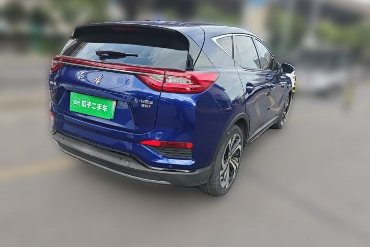 Used Hongqi E-HS3 2019 Zhilian Qiyue Two-Wheel Drive Version Rear Right 45 Deg