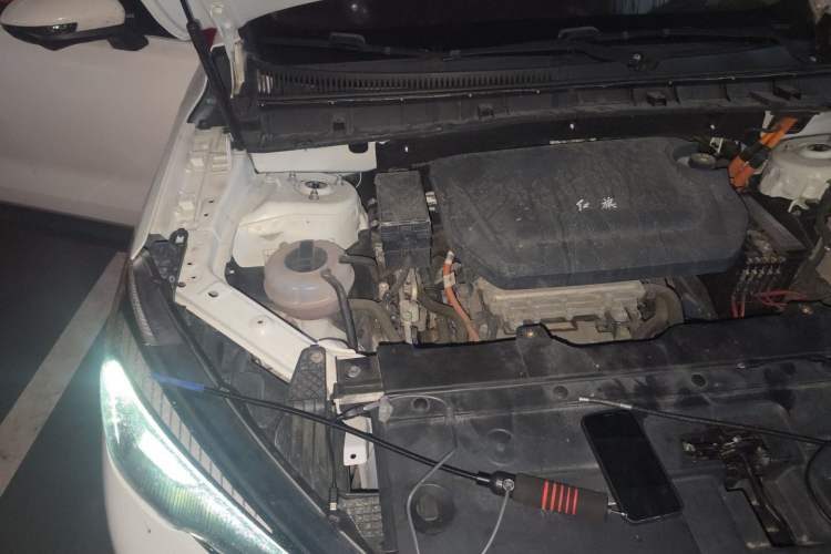 Used Hongqi E-HS3 2019 Zhilian Qiyue Two-Wheel Drive Version Engine Bay Right