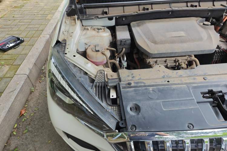 Used Hongqi E-HS3 2019 Zhilian Qiyue Two-Wheel Drive Version Engine Bay Right