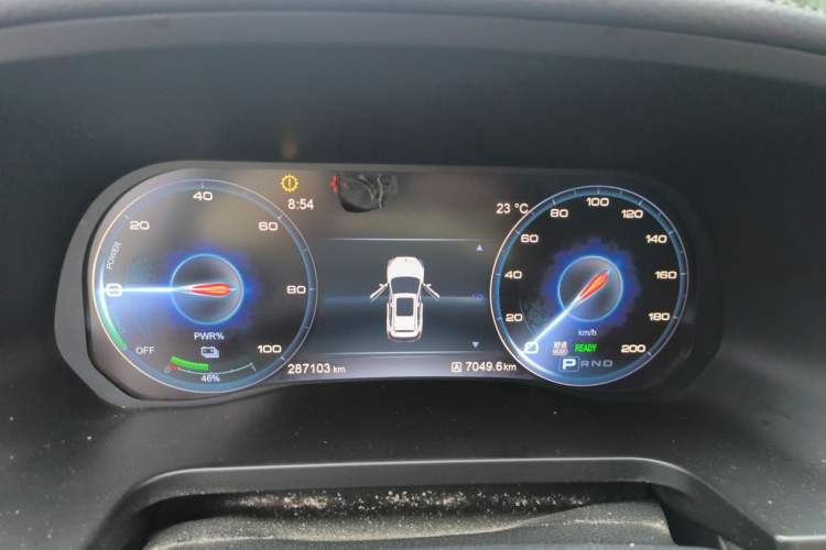 Used Hongqi E-HS3 2019 Zhilian Qiyue Two-Wheel Drive Version Instrument Cluster