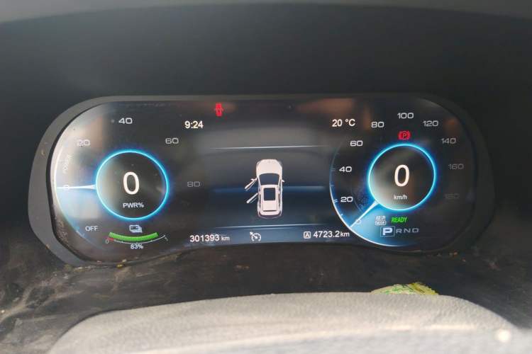 Used Hongqi E-HS3 2019 Zhilian Qiyue Two-Wheel Drive Version Instrument Cluster