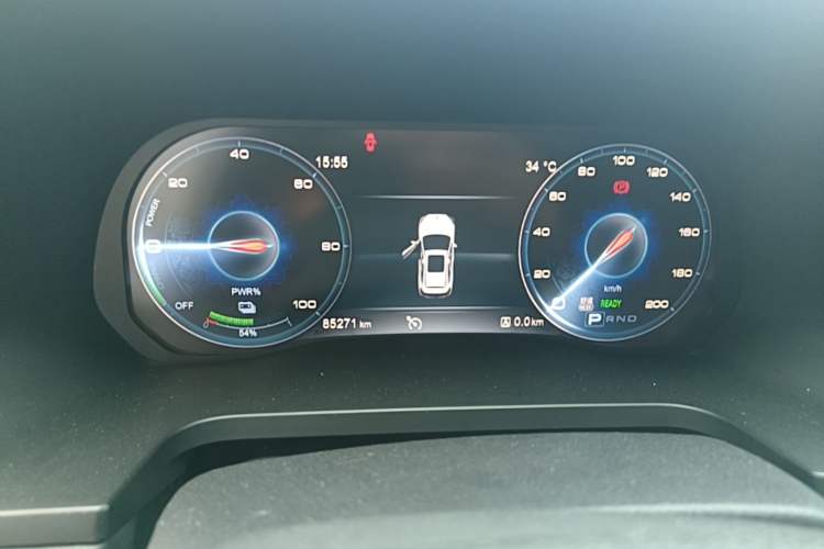 Used Hongqi E-HS3 2019 Zhilian Qiyue Two-Wheel Drive Version Instrument Cluster