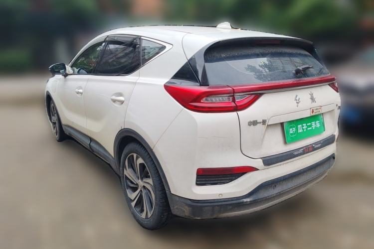 Used Hongqi E-HS3 2019 Zhilian Qiyue Two-Wheel Drive Version Rear Left 45 Deg