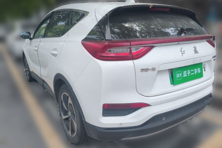 Used Hongqi E-HS3 2019 Zhilian Qiyue Two-Wheel Drive Version Rear Left 45 Deg