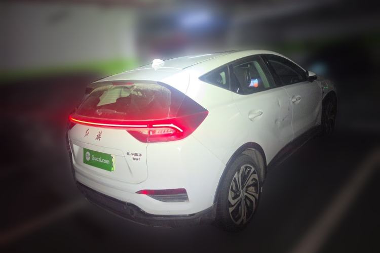 Used Hongqi E-HS3 2019 Zhilian Qiyue Two-Wheel Drive Version Rear Right 45 Deg
