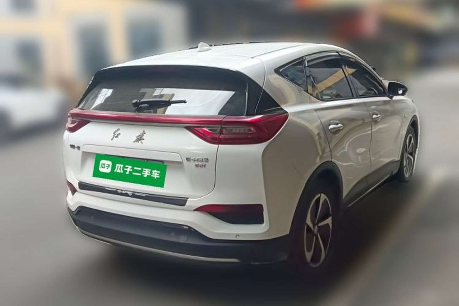 Used Hongqi E-HS3 2019 Zhilian Qiyue Two-Wheel Drive Version Rear Right 45 Deg