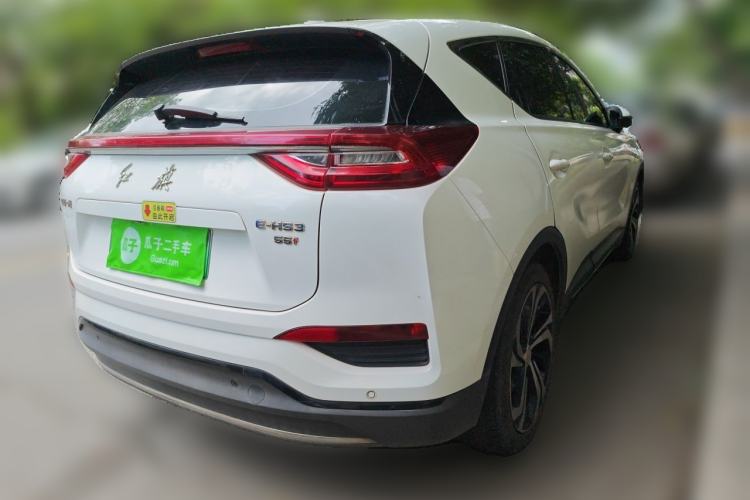 Used Hongqi E-HS3 2019 Zhilian Qiyue Two-Wheel Drive Version Rear Right 45 Deg