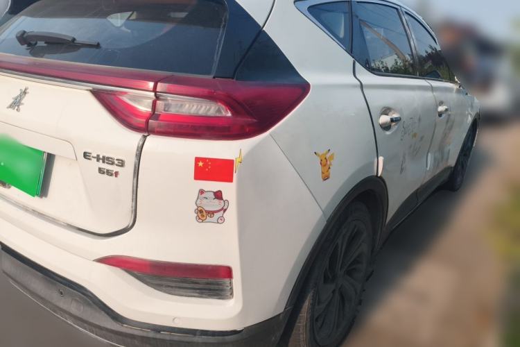 Used Hongqi E-HS3 2019 Zhilian Qiyue Two-Wheel Drive Version Rear Right 45 Deg