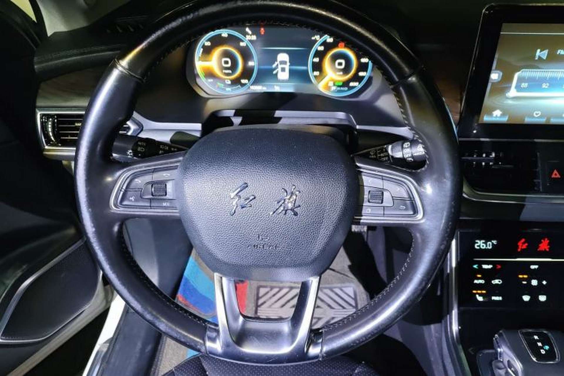 Used Hongqi E-HS3 2019 Zhilian Qiyue Two-Wheel Drive Version Steering Wheel