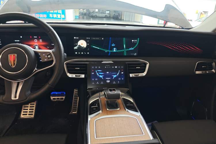 Used Hongqi E-HS9 2021 460 km Range Flagship Edition Six-Seater Audio And AC Panel