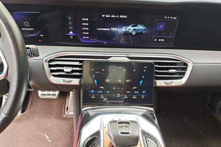 Used Hongqi E-HS9 2021 460 km Range Flagship Edition Six-Seater Audio And AC Panel