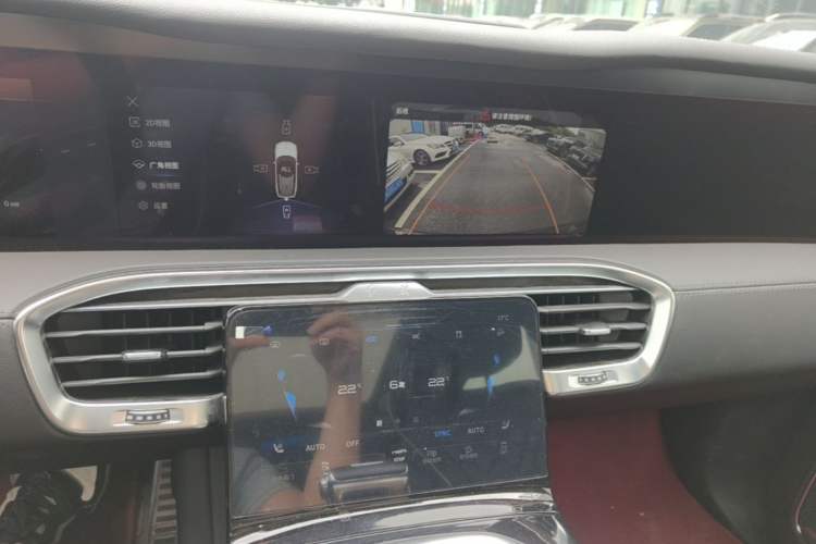 Used Hongqi E-HS9 2021 460 km Range Flagship Edition Six-Seater Audio And AC Panel