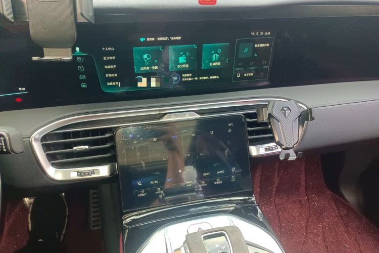 Used Hongqi E-HS9 2021 460 km Range Flagship Edition Six-Seater Audio And AC Panel