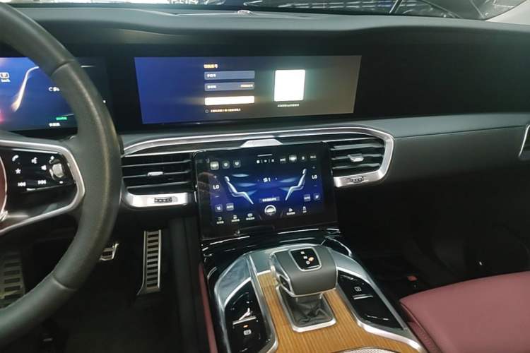 Used Hongqi E-HS9 2021 460 km Range Flagship Edition Six-Seater Audio And AC Panel