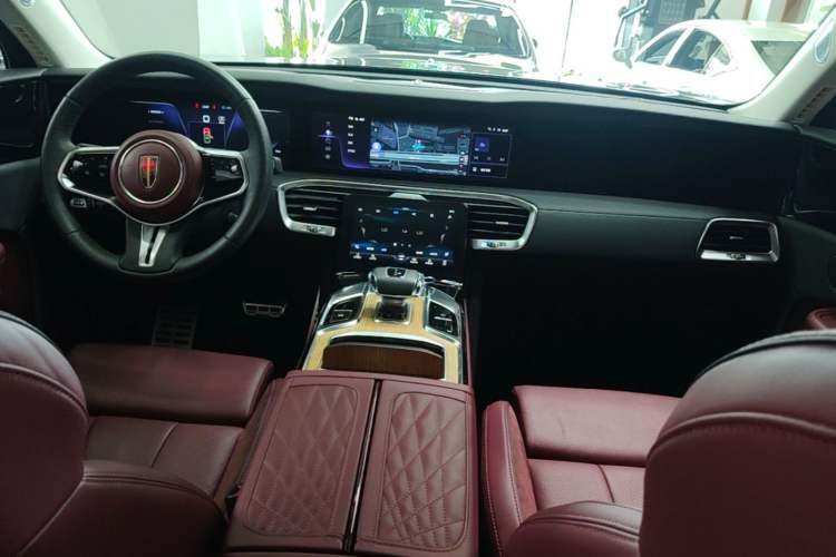 Used Hongqi E-HS9 2021 460 km Range Flagship Edition Six-Seater Center Console