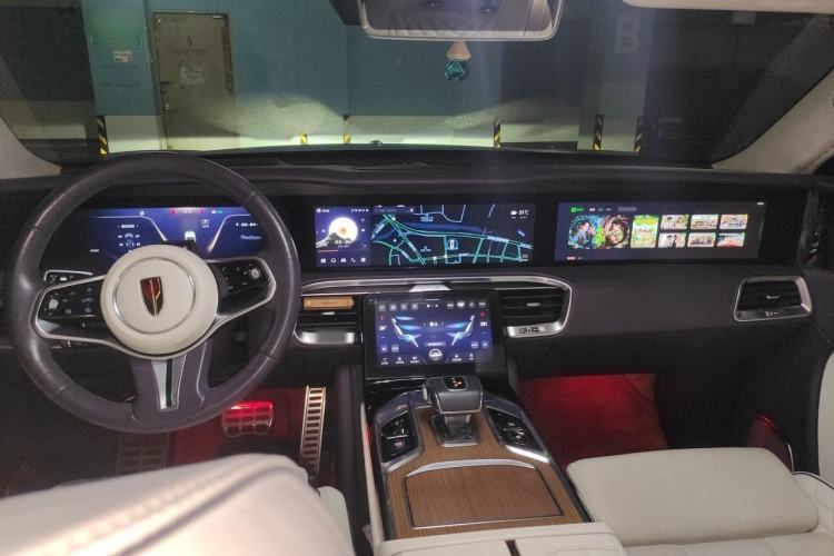 Used Hongqi E-HS9 2021 510 km Flagship Edition Four Seats Center Console