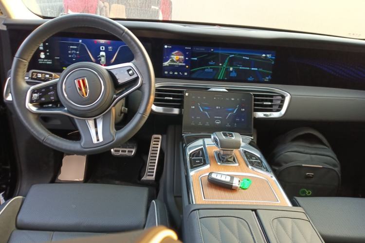 Used Hongqi E-HS9 2021 460 km Range Flagship Edition Six-Seater Center Console