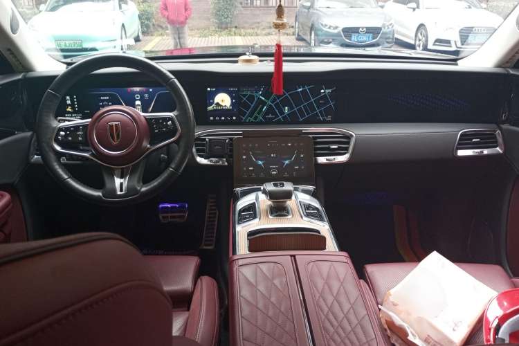 Used Hongqi E-HS9 2021 460 km Range Flagship Edition Six-Seater Center Console