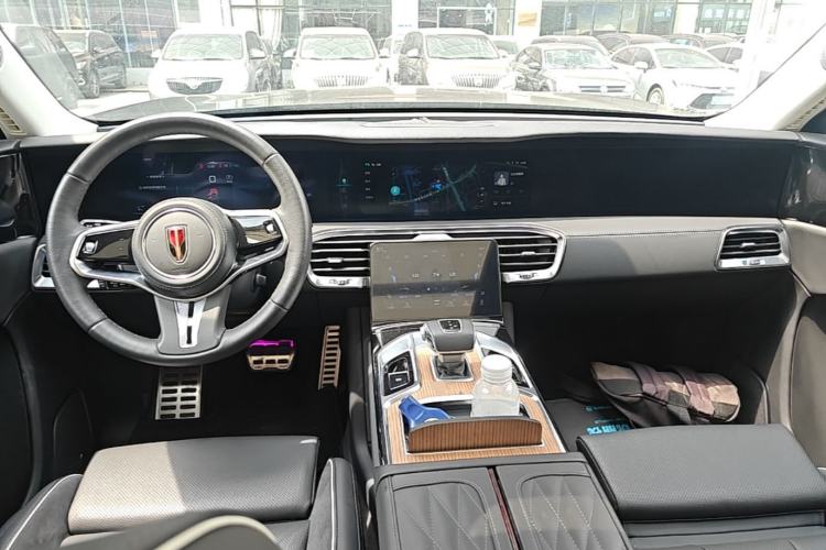 Used Hongqi E-HS9 2021 460 km Range Flagship Edition Six-Seater Center Console