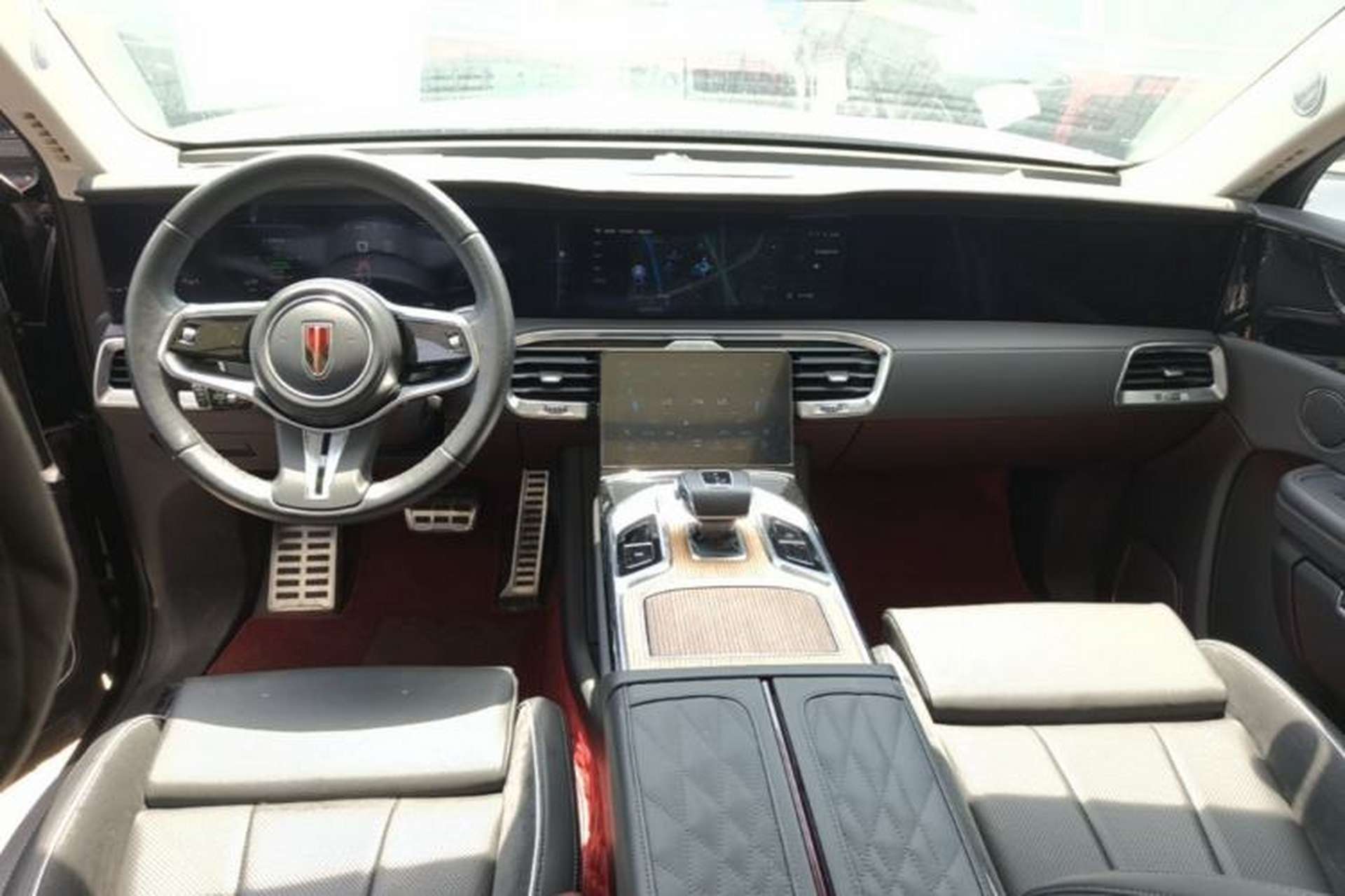 Used Hongqi E-HS9 2021 460 km Range Flagship Edition Six-Seater Center Console