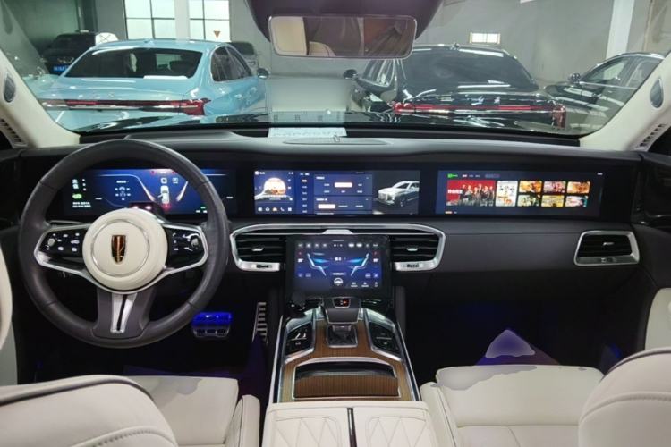 Used Hongqi E-HS9 2021 510 km Flagship Edition Four Seats Center Console